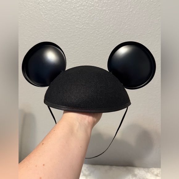 Disney Mickey Mouse Ears Hat Black Classic Retro Walt Disney World WDW - Picture 6 of 8